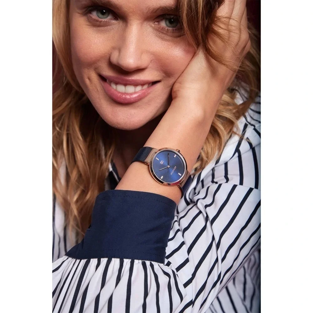 NWOB Liberty Women's Analog Quartz Watch with Stainless Steel Bracelet